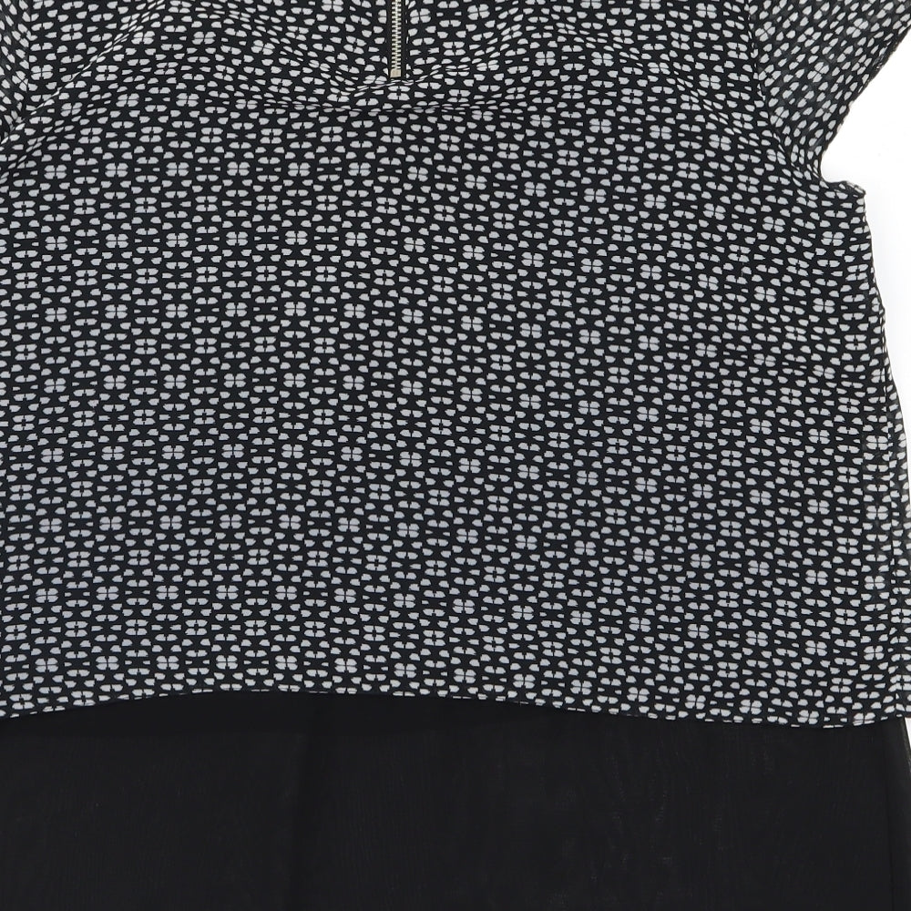 F&F Womens Black   Basic Blouse Size 12