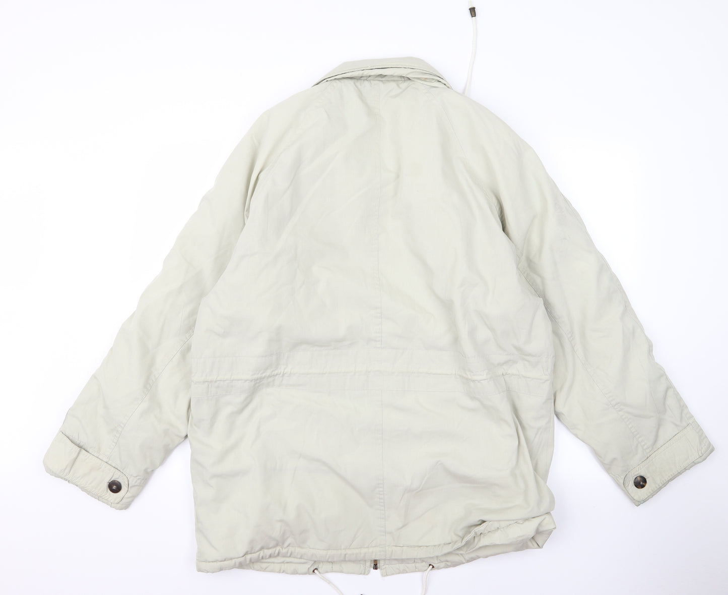 Preworn Mens Beige  Rayon Jacket  Size M
