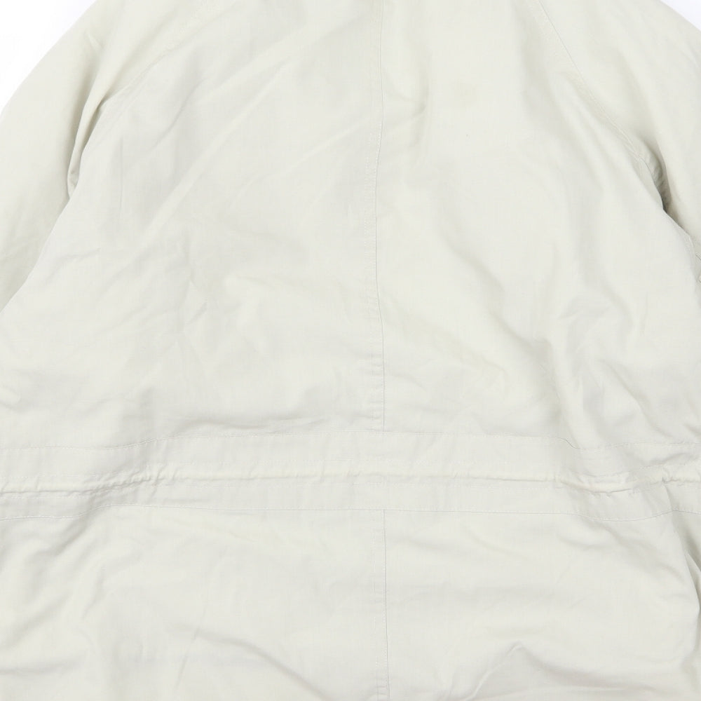 Preworn Mens Beige  Rayon Jacket  Size M