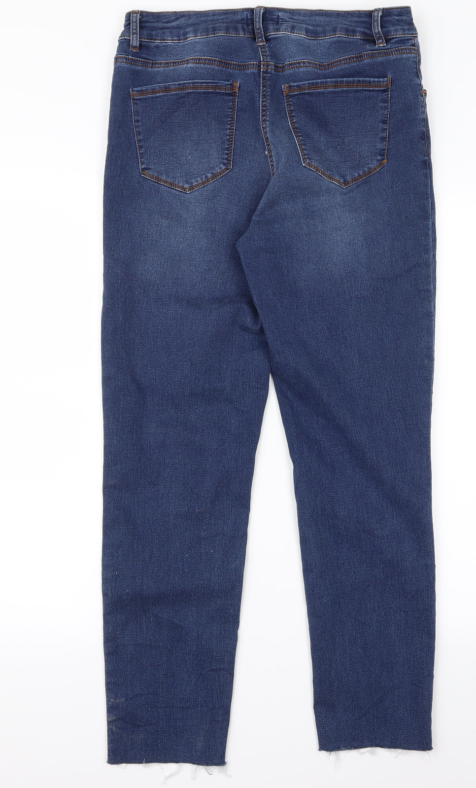Papaya Womens Blue  Denim Skinny Jeans Size 12 L25 in