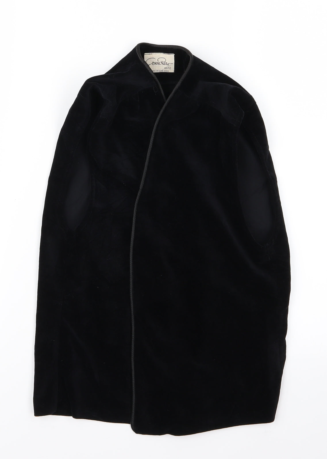 coral reef Womens Black   Gilet Jacket Size 12