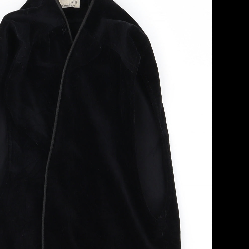 coral reef Womens Black   Gilet Jacket Size 12