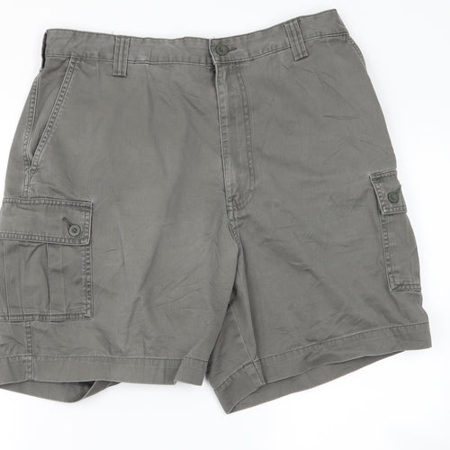 Preworn Mens Green   Cargo Shorts Size 36