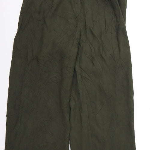Miss Selfridge Womens Green   Trousers  Size 16 L28 in