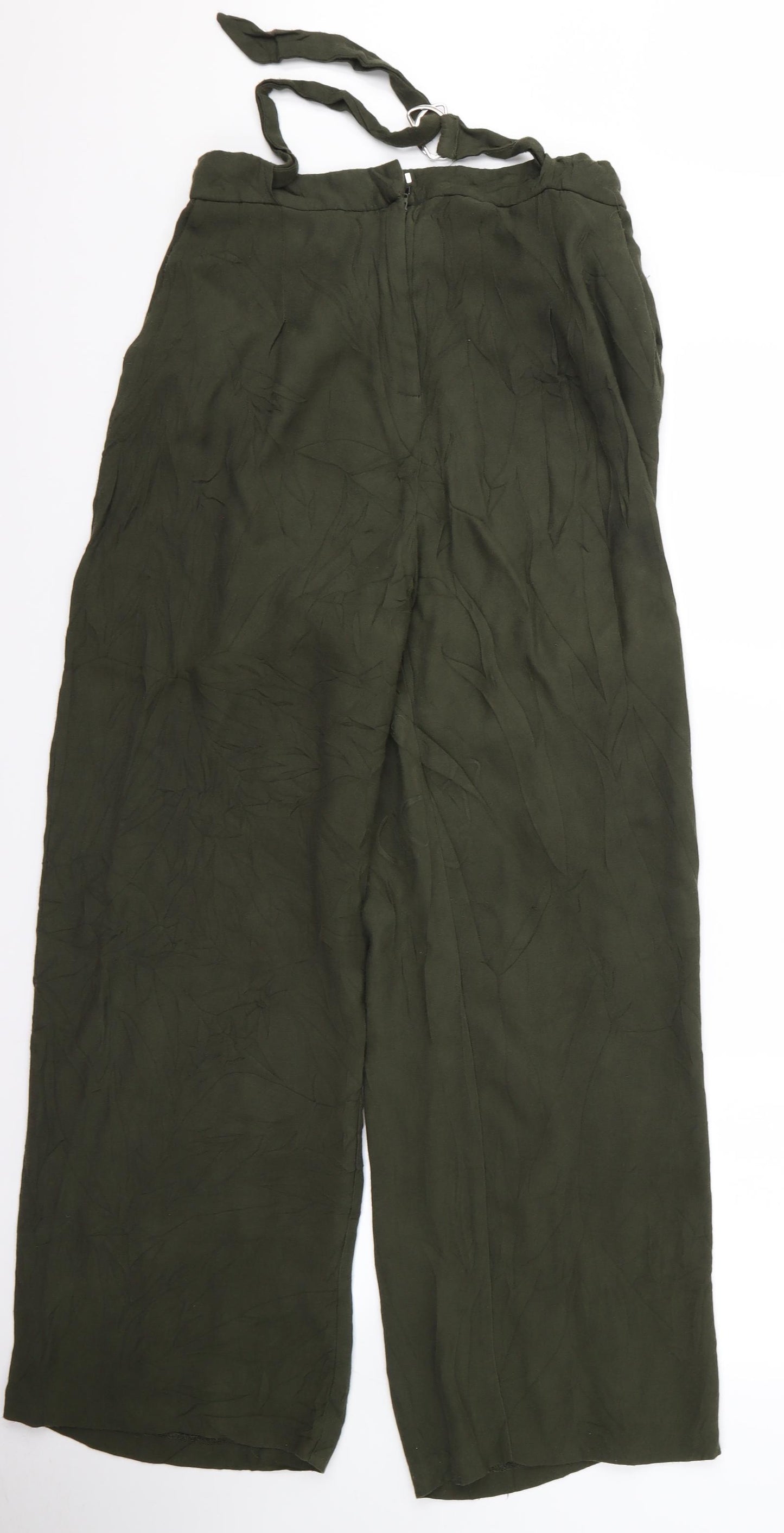 Miss Selfridge Womens Green   Trousers  Size 16 L28 in