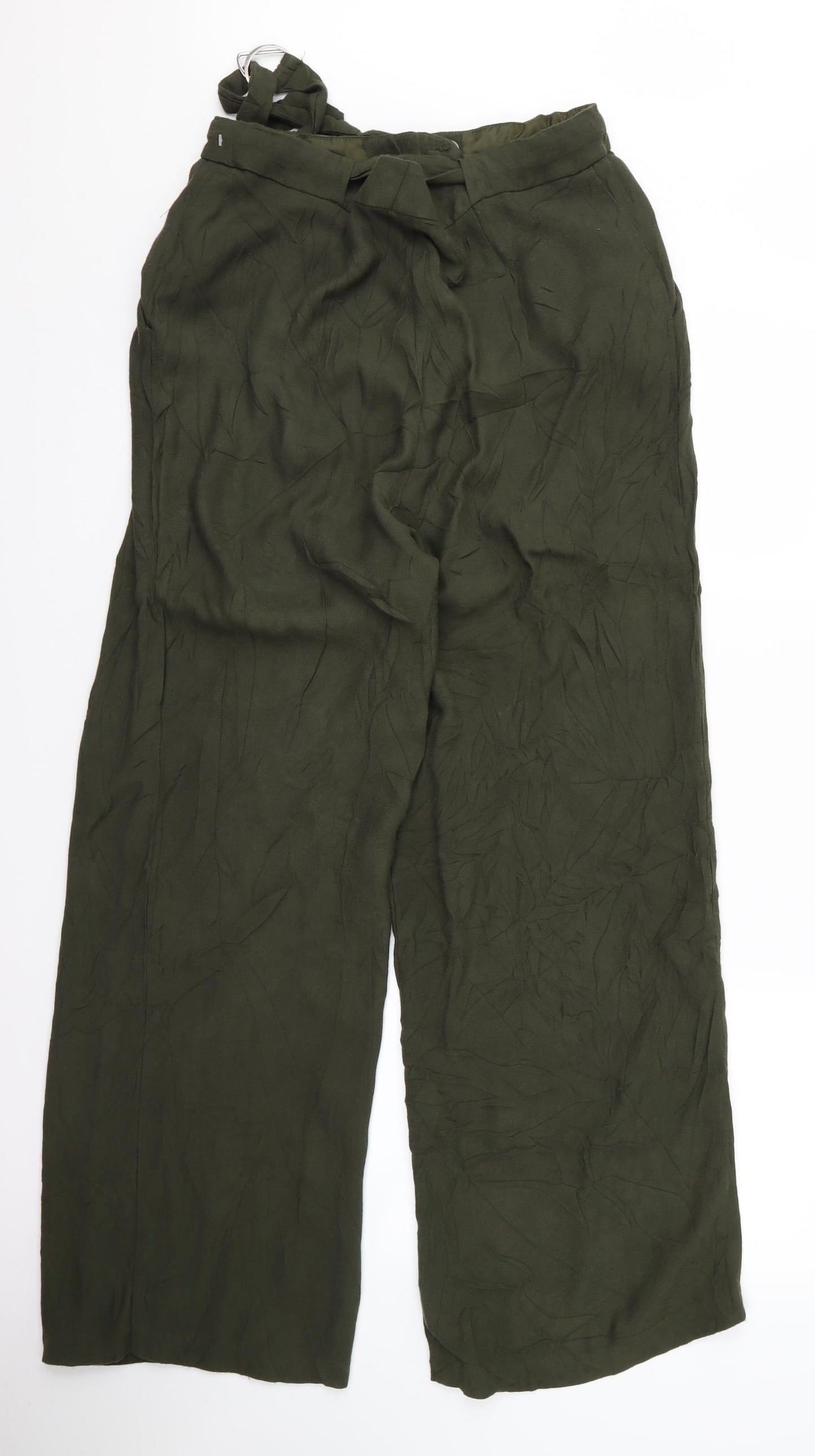 Miss Selfridge Womens Green   Trousers  Size 16 L28 in
