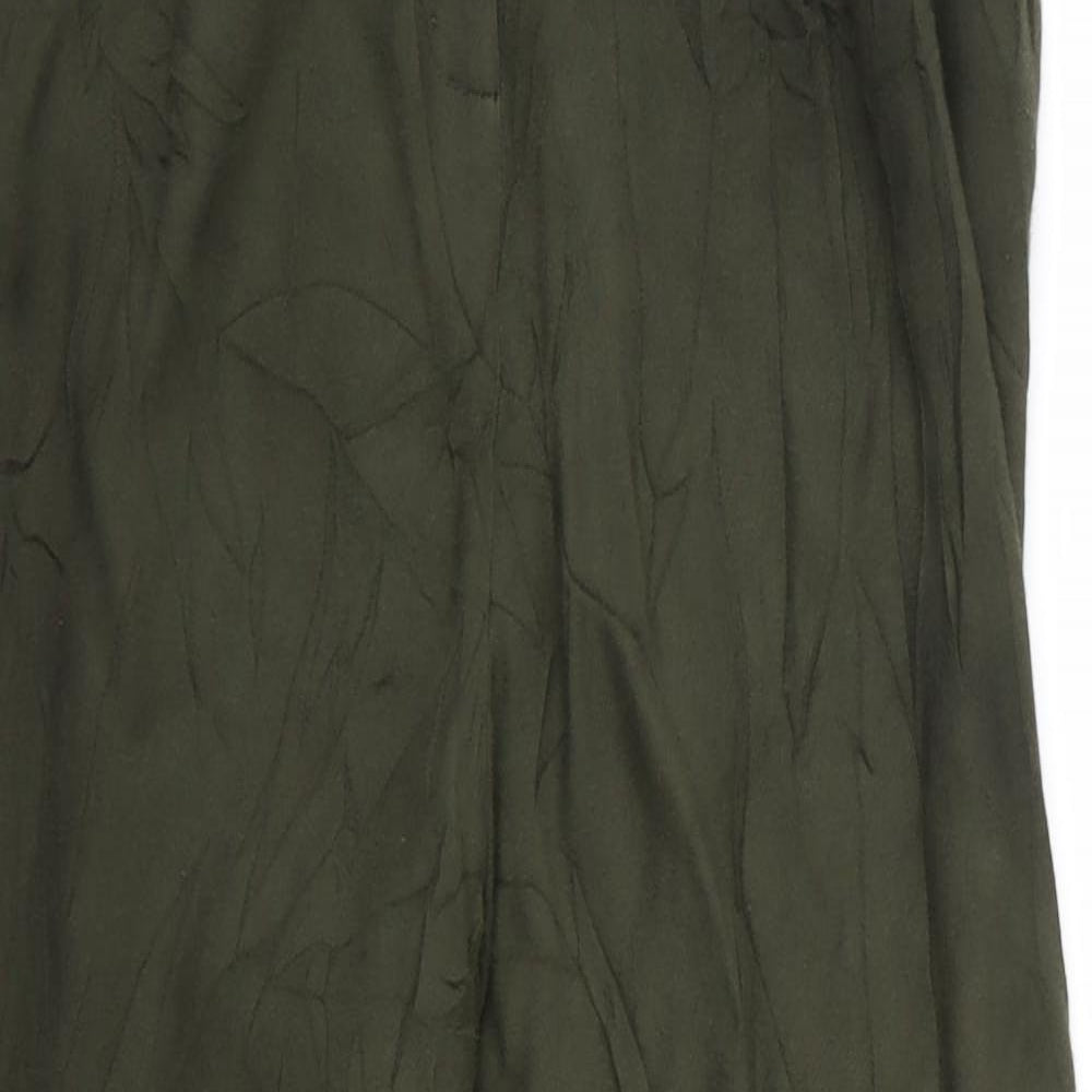 Miss Selfridge Womens Green   Trousers  Size 16 L28 in