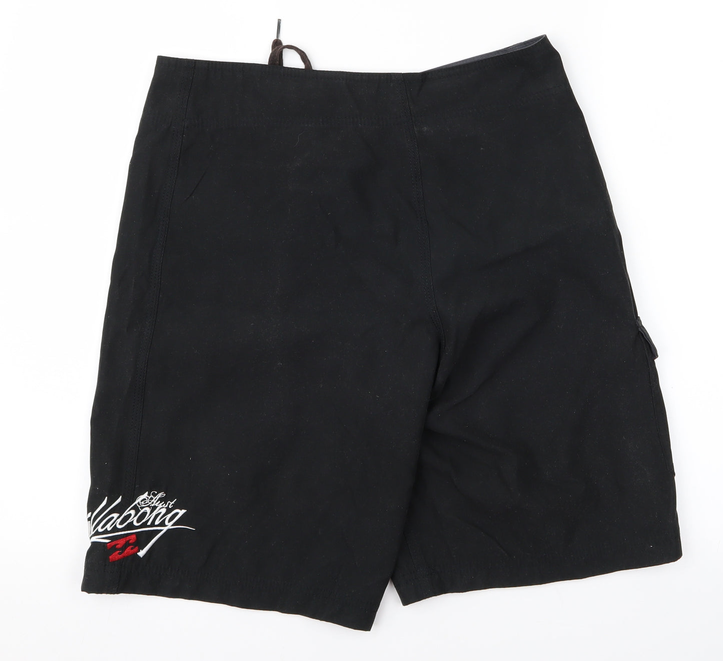 Preworn Womens Black  Ramie Bermuda Shorts Size M