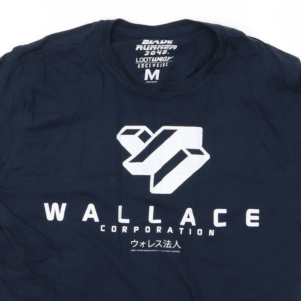 lootwear Mens Blue    T-Shirt Size M