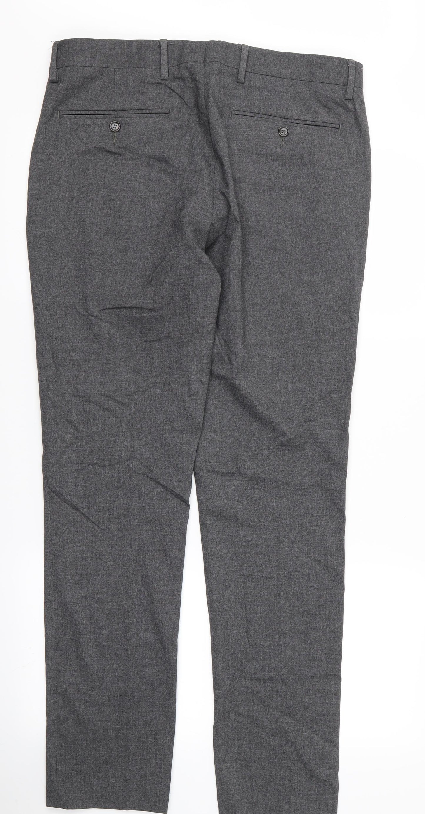 ASOS Womens Grey   Trousers  Size 32 L32 in