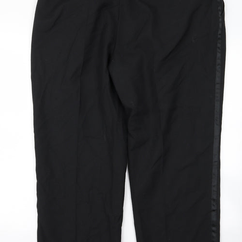 Preworn Womens Black   Trousers  Size 40 L21 in