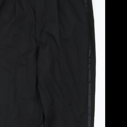 Preworn Womens Black   Trousers  Size 40 L21 in