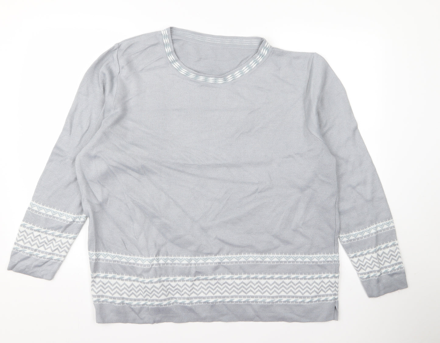 Preworn Womens Grey   Pullover Jumper Size 20