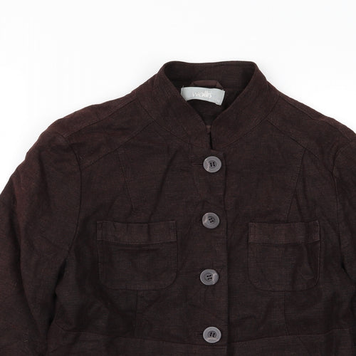 Wallis Womens Brown   Jacket  Size 12