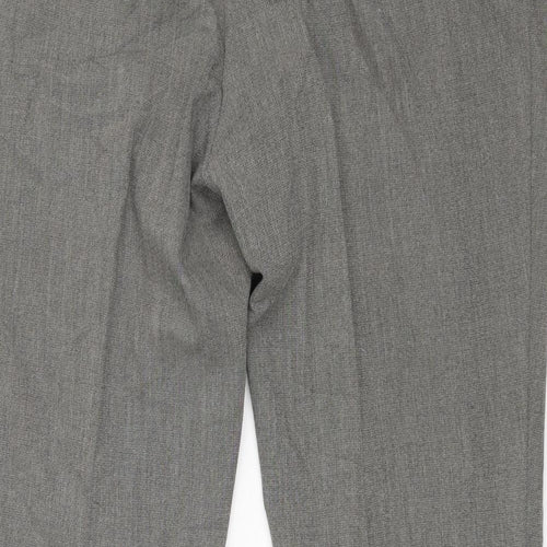 M&S Womens Grey   Dress Pants Trousers Size 14 L26 in