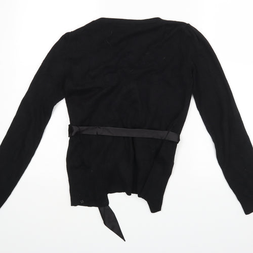 Savidqa Womens Black   Cardigan Jumper Size 12