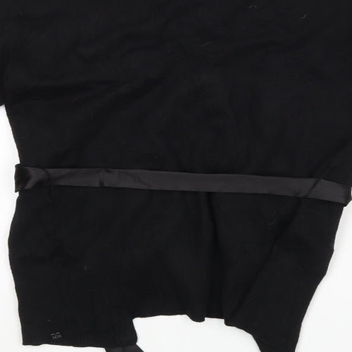 Savidqa Womens Black   Cardigan Jumper Size 12