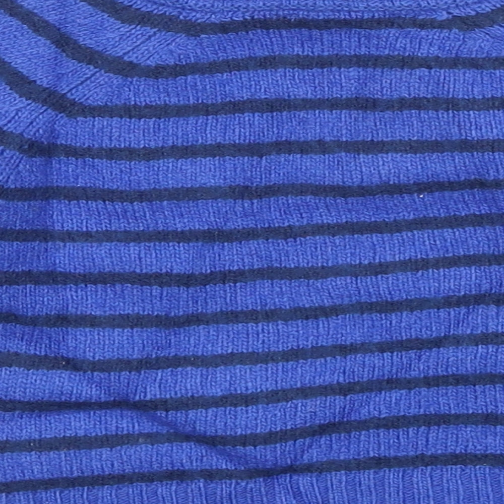 John Lewis Boys Blue Striped  Pullover Jumper Size 18-24 Months
