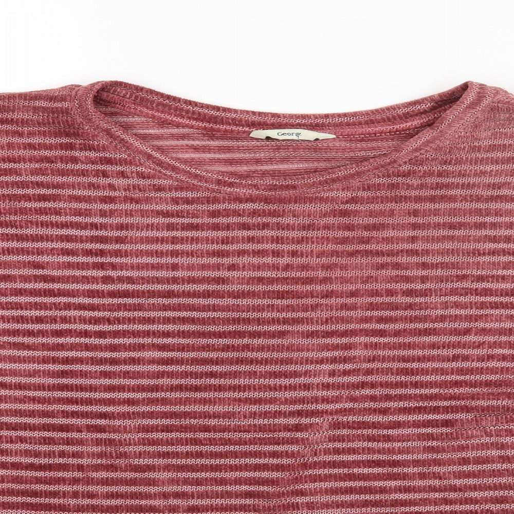 George Womens Red   Pullover Jumper Size 14