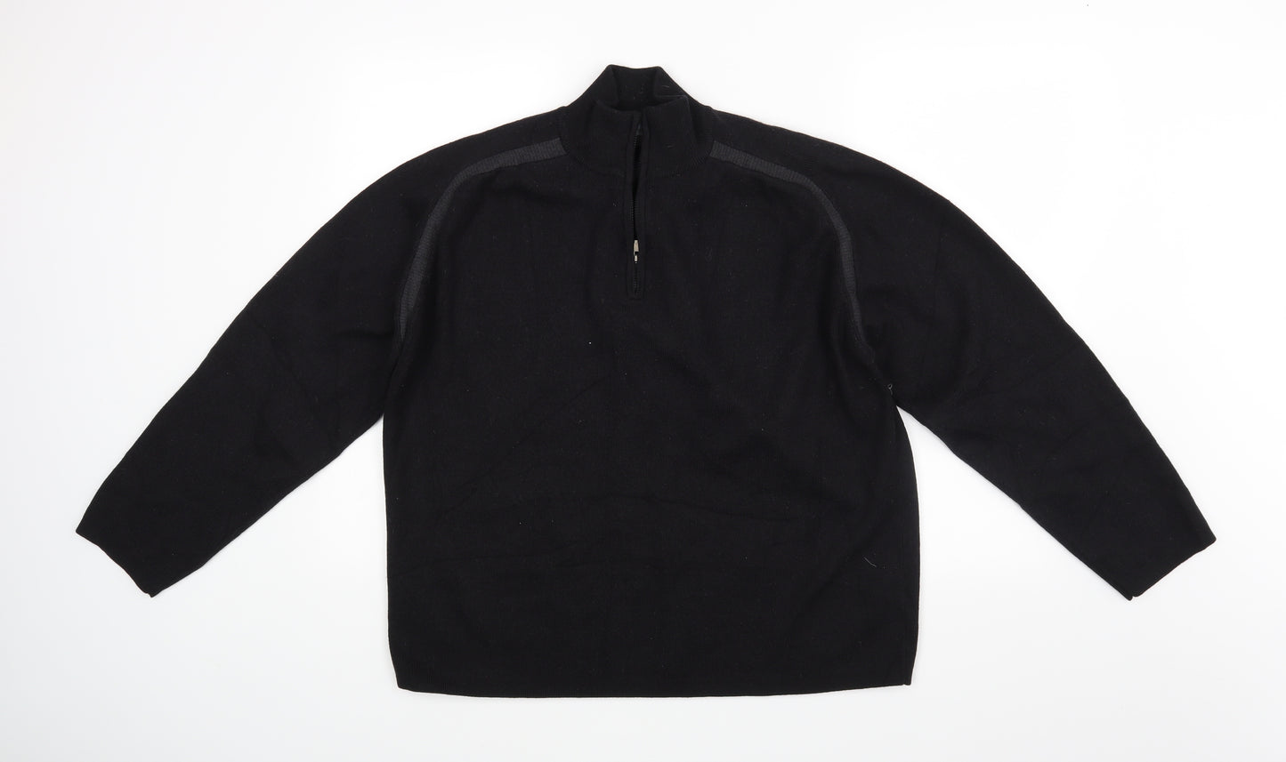 M&S Womens Black   Pullover Jumper Size XL