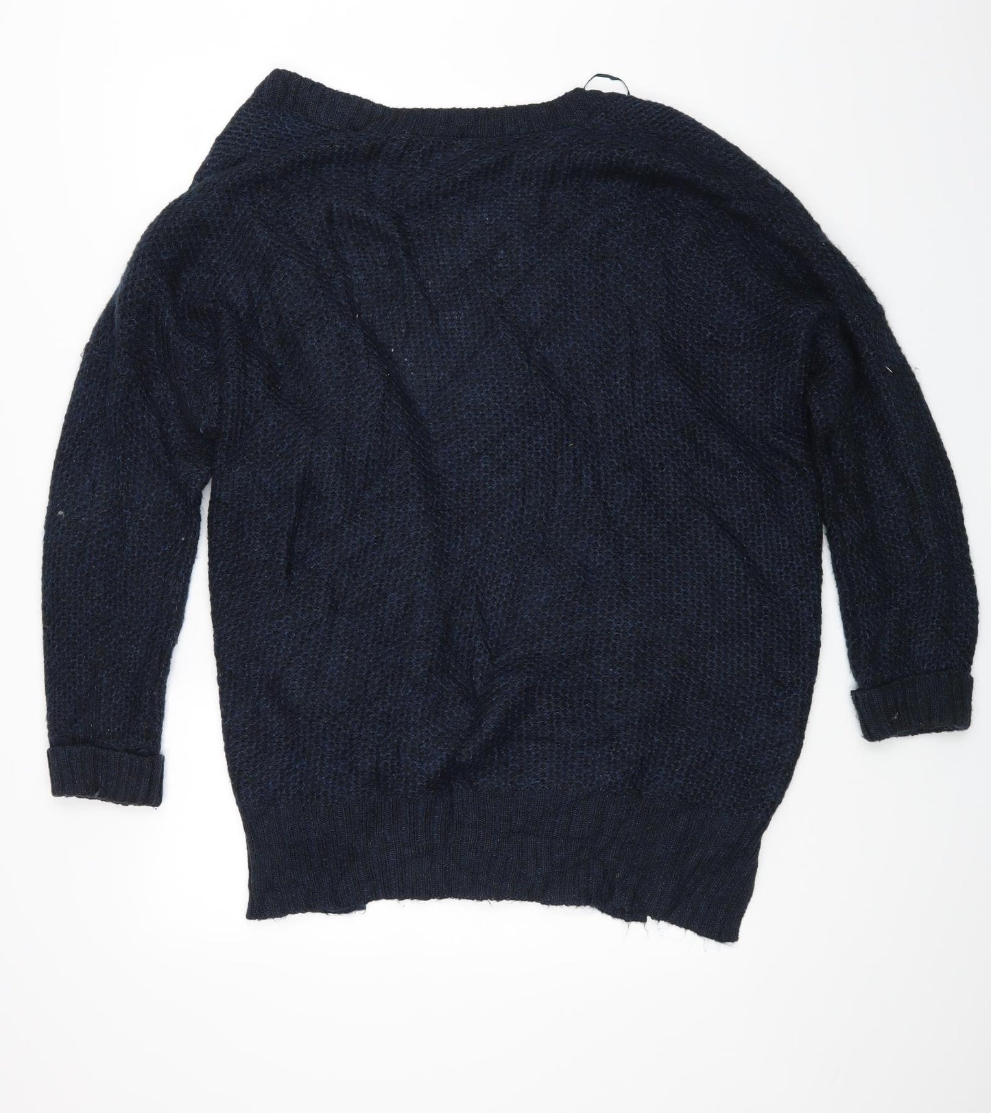 Topshop Womens Blue   Wrap Jumper Size 12