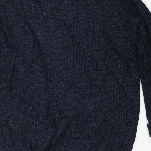 Topshop Womens Blue   Wrap Jumper Size 12