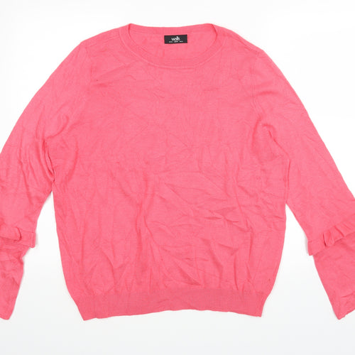 Wallis Womens Pink   Pullover Jumper Size 16