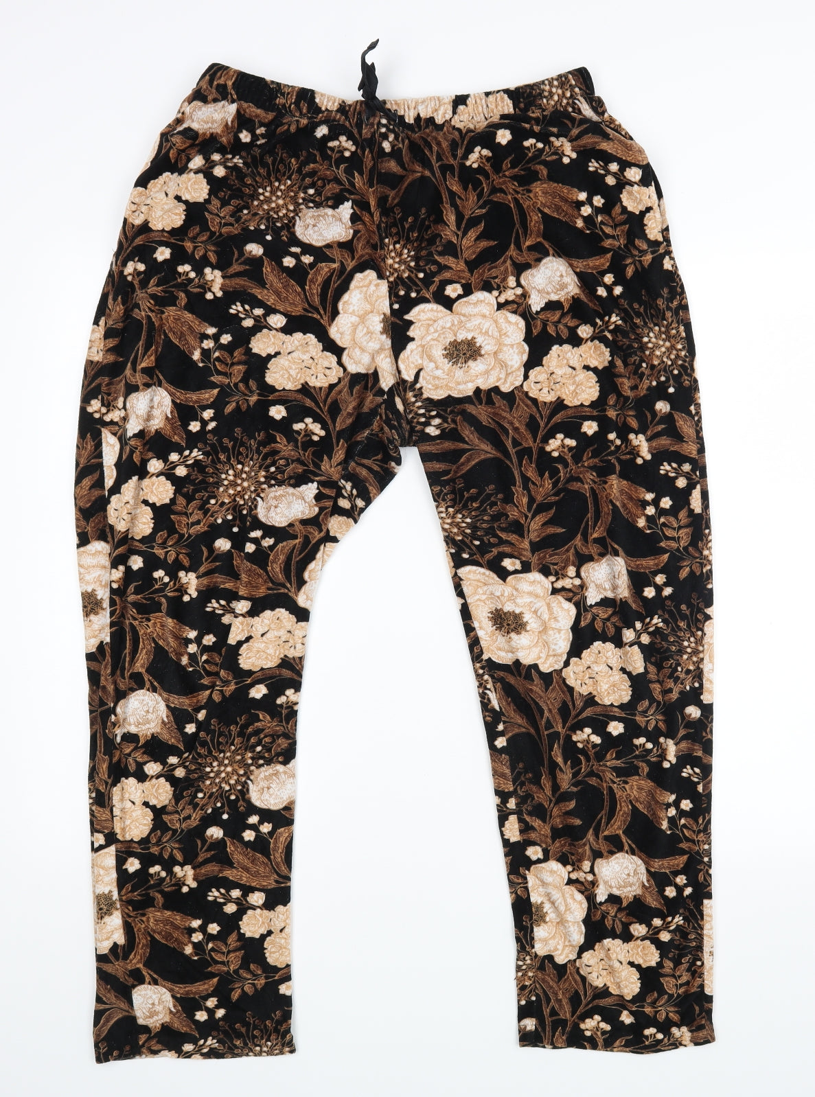 Time To Dream Womens Brown Floral   Pyjama Pants