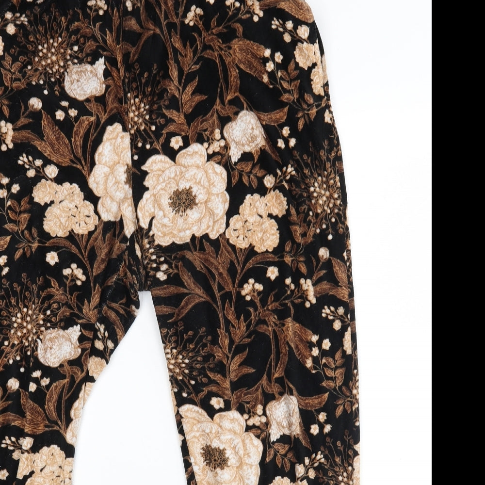 Time To Dream Womens Brown Floral   Pyjama Pants