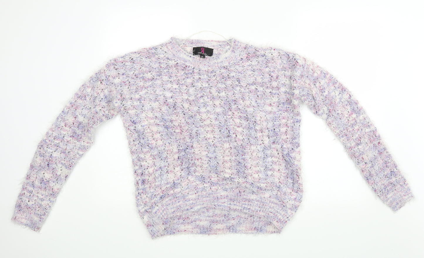 Simon Jeffery Womens Purple   Pullover Jumper Size M