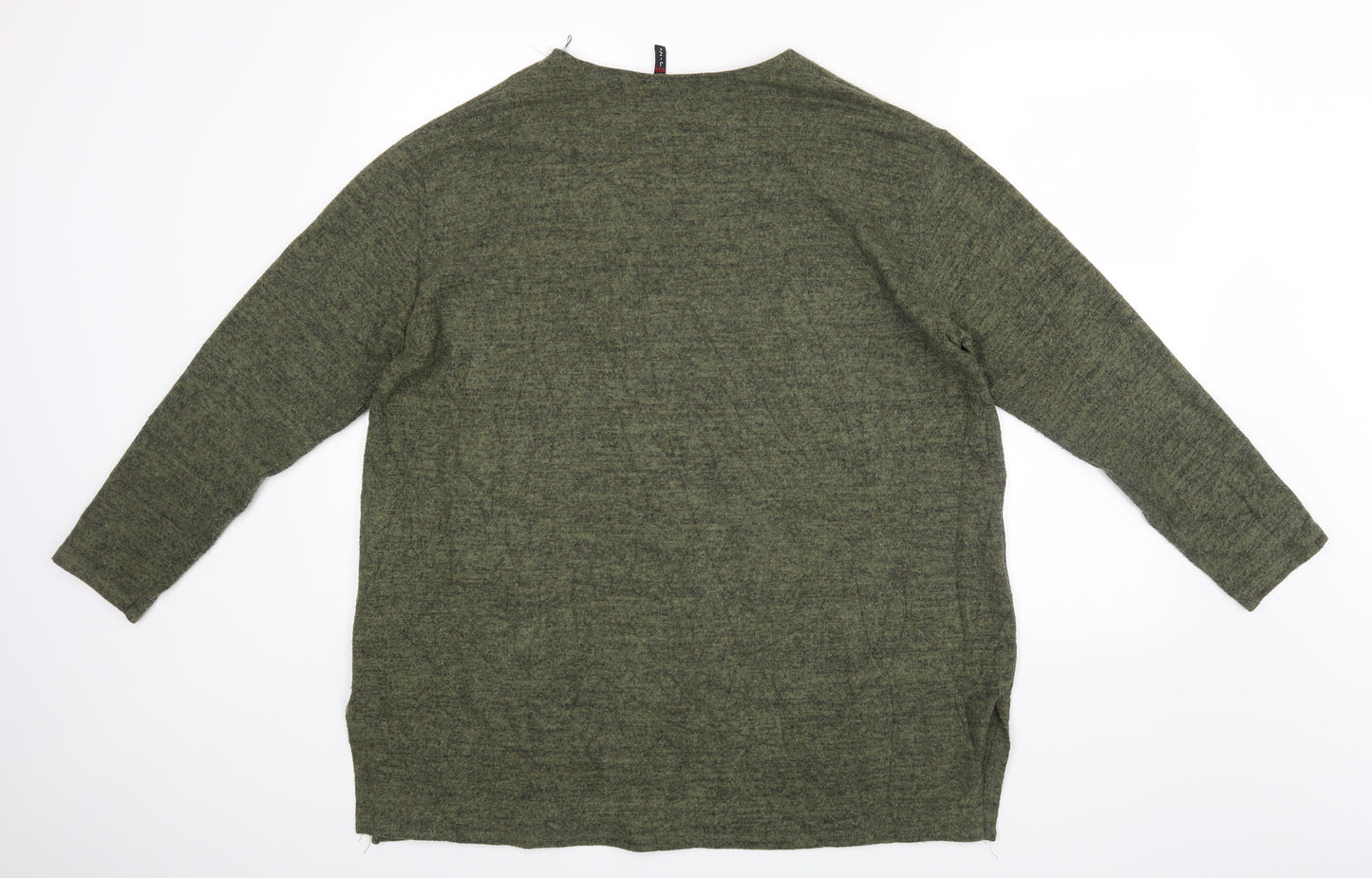 Big Size Womens Green   Pullover Jumper