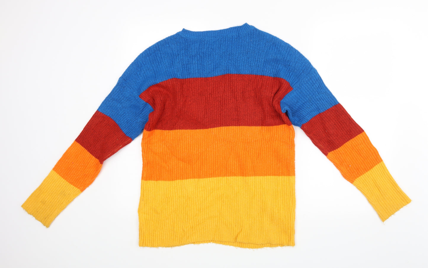 Noisy may Mens Multicoloured Striped  Pullover Jumper Size S
