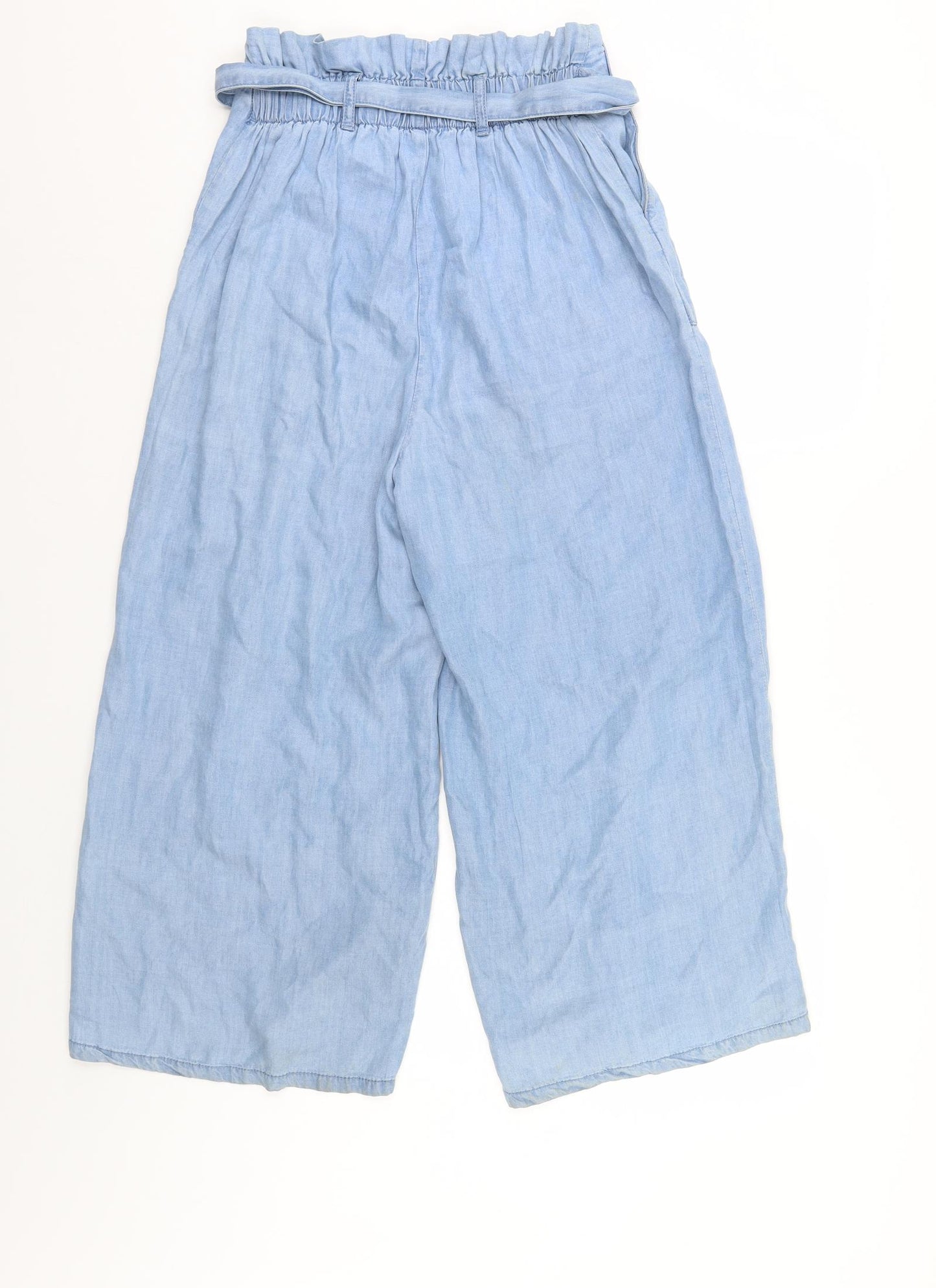 Denim & Co. Womens Blue  Denim Trousers  Size 4 L26 in