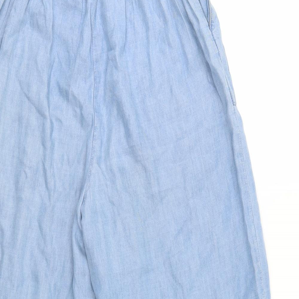 Denim & Co. Womens Blue  Denim Trousers  Size 4 L26 in
