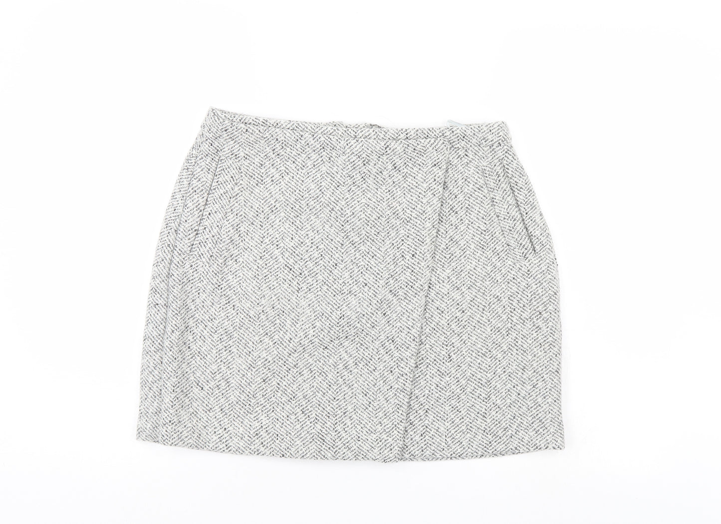 New Look Womens Grey    Skirt Size 12