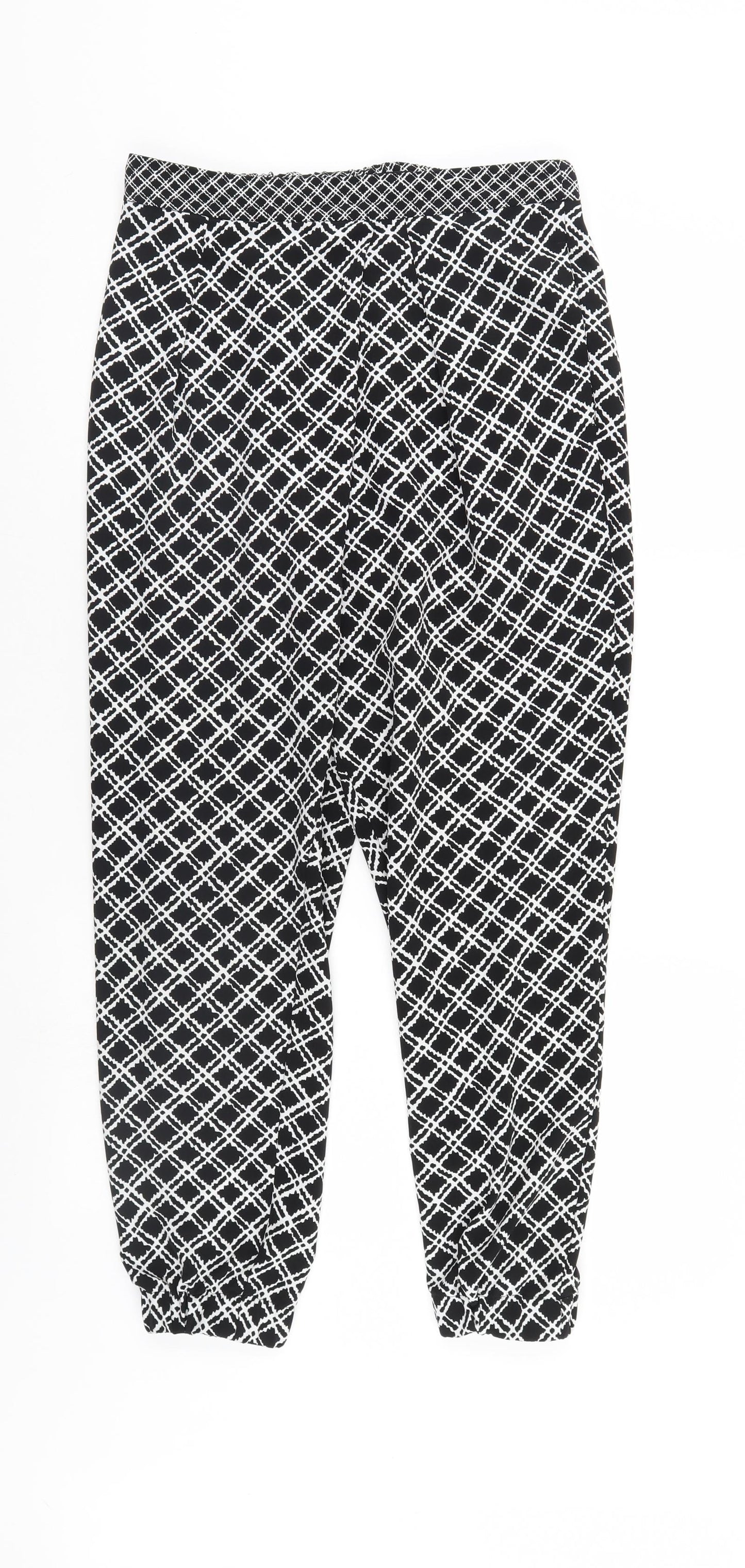 Top Shop Womens Black   Trousers  Size 8 L27 in