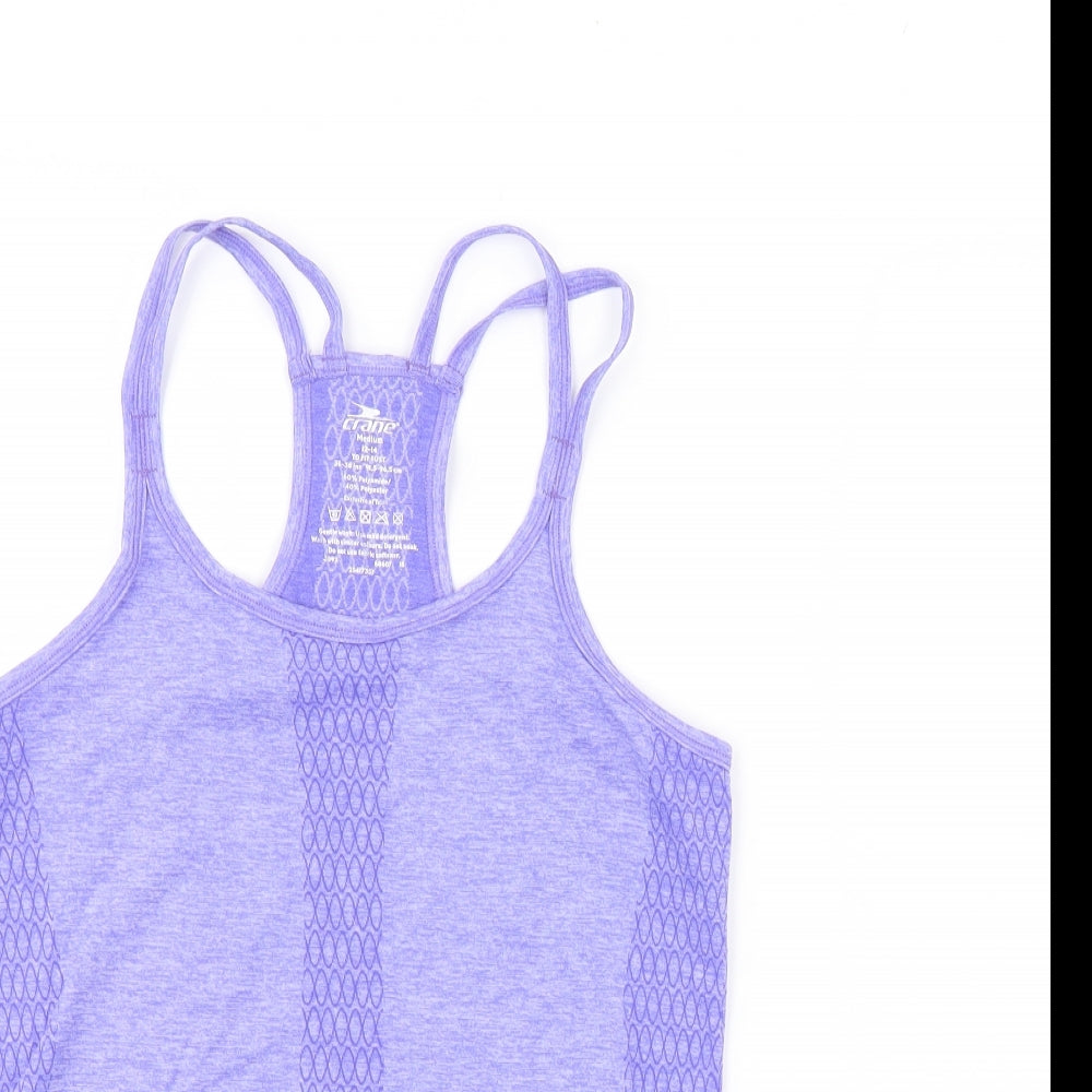 Crane Womens Blue   Pullover Tank Size 14