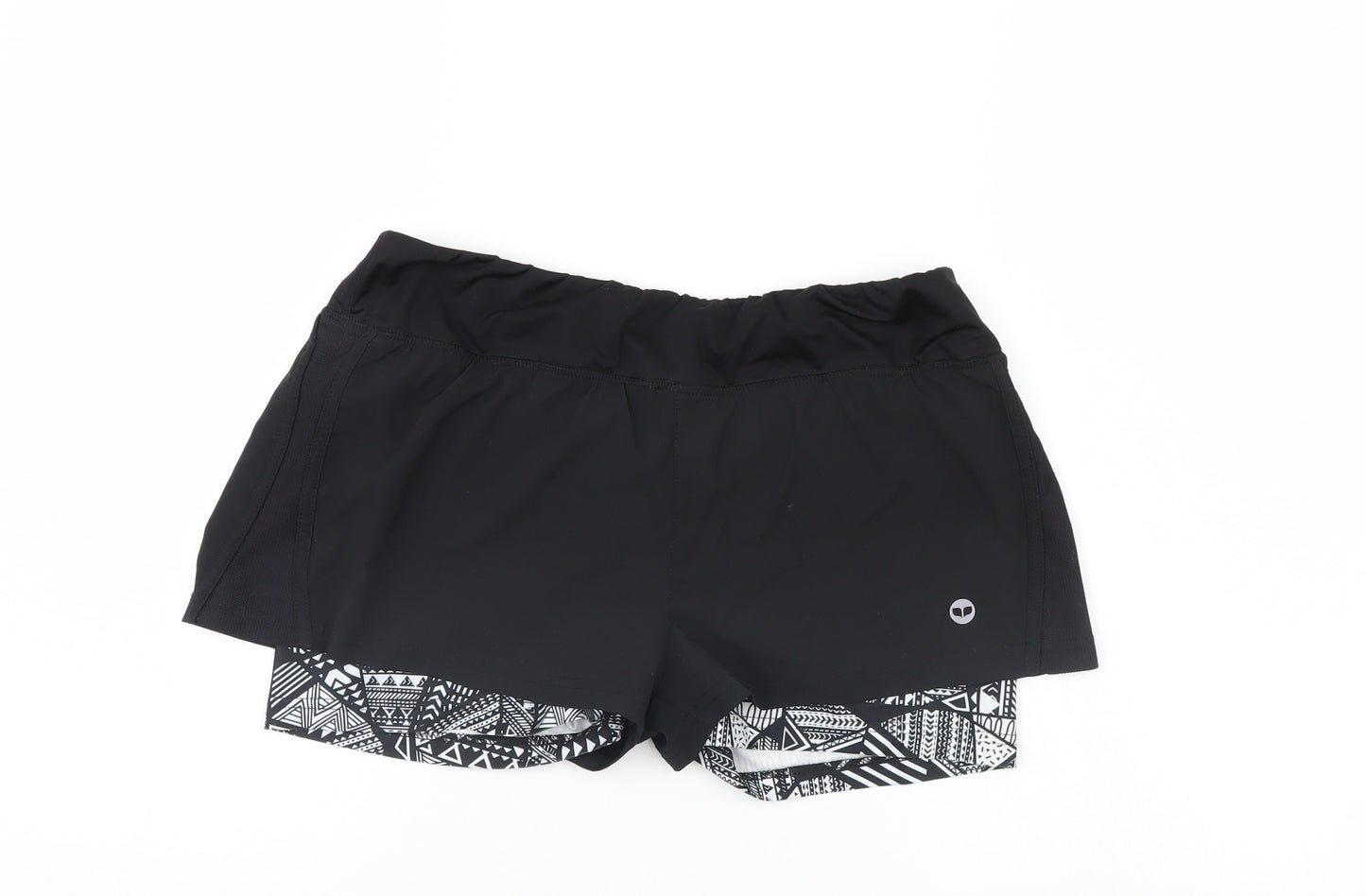 Pure Simple Gym Womens Black   Sweat Shorts Size 12 - Gym Shorts