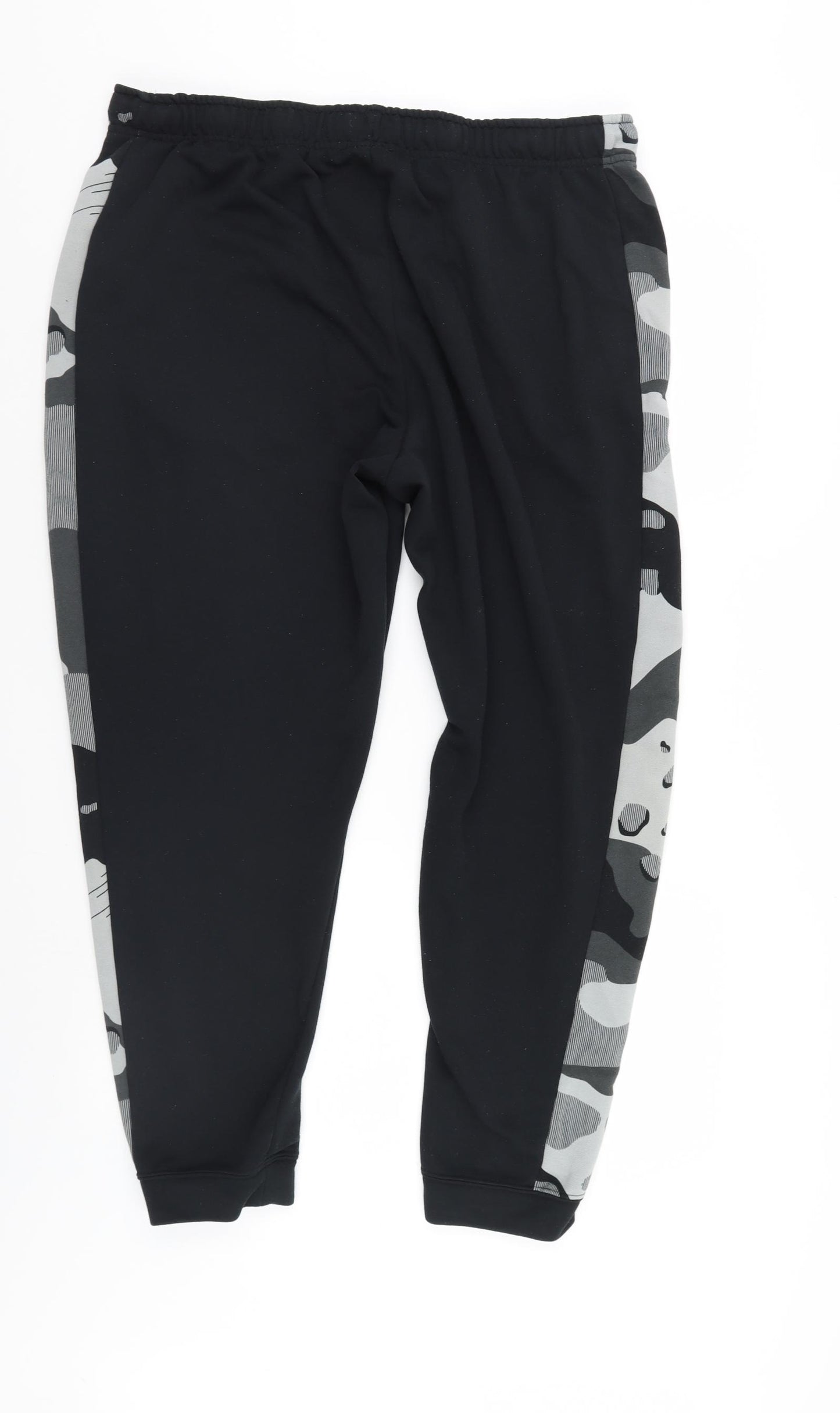 Nike Mens Black   Sweatpants Trousers Size 2XL L29 in - Elastic Waist