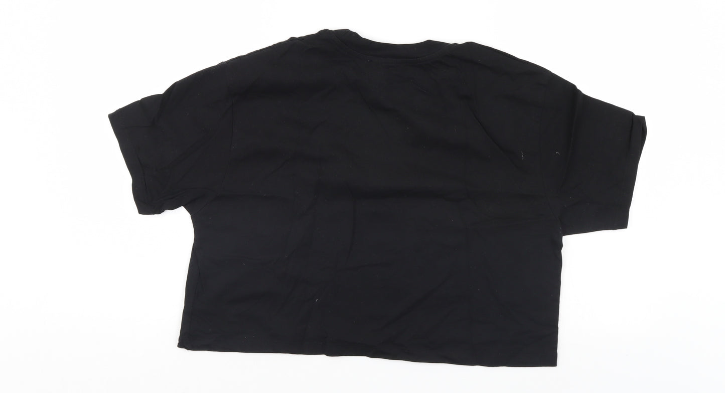 Top Shop Womens Black   Basic T-Shirt Size 12