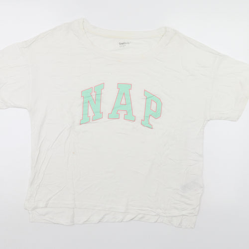 GA Womens White    Polo Size L