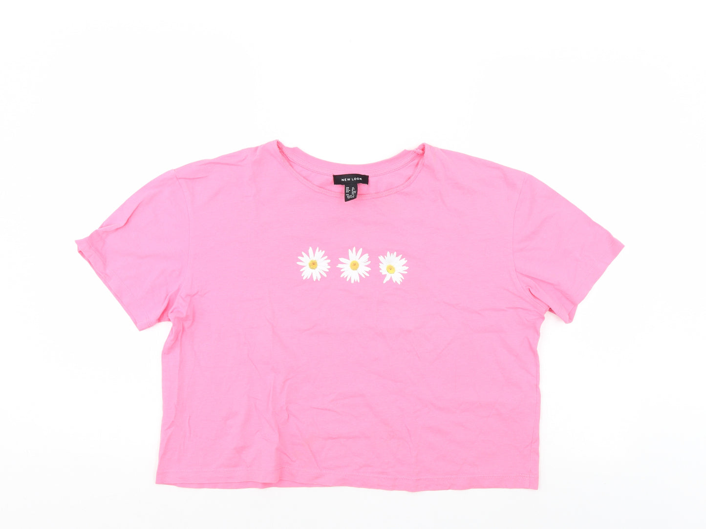 New Look Womens Pink   Basic T-Shirt Size 12