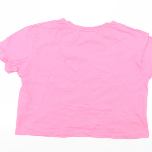 New Look Womens Pink   Basic T-Shirt Size 12