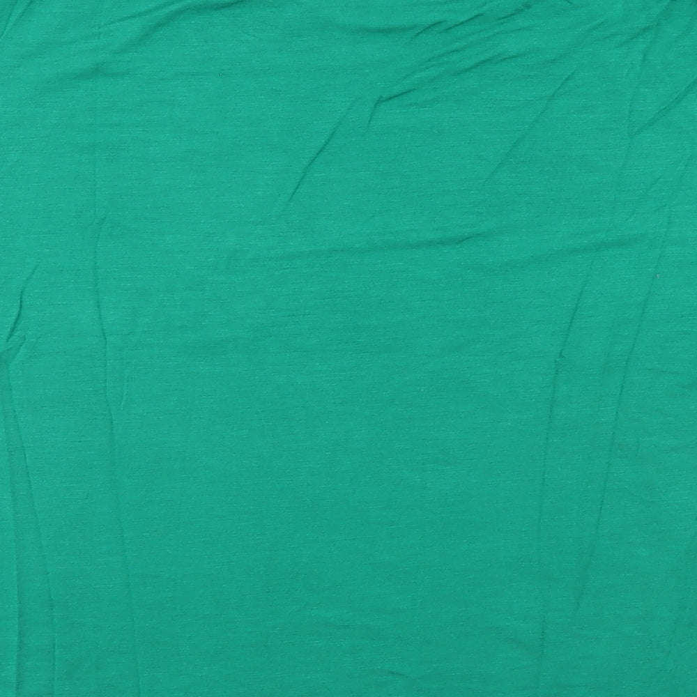 Warehouse Womens Green   Basic T-Shirt Size 14