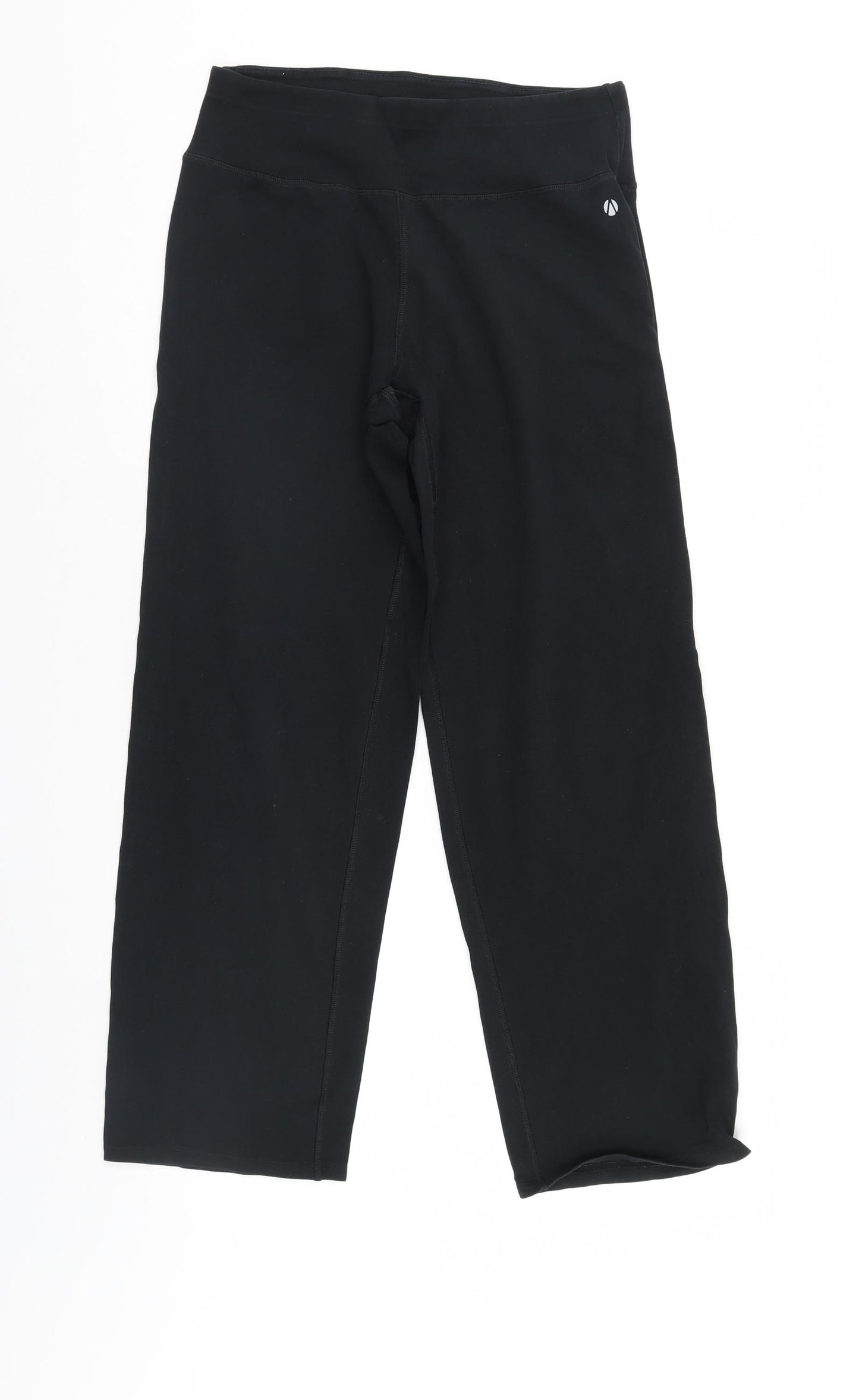 M&S active Womens Black   Sweatpants Trousers Size 12 L28 in