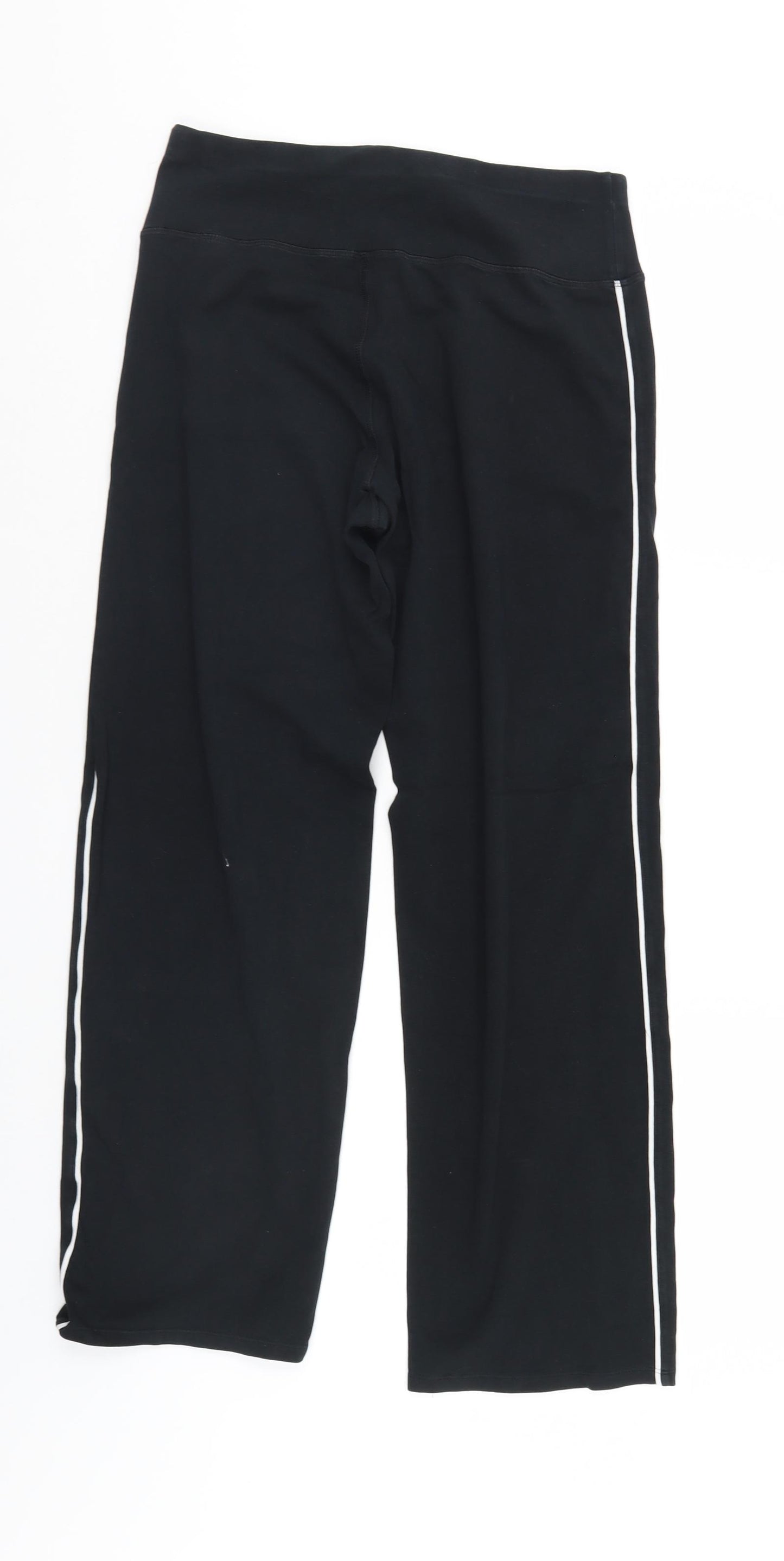 M&S active Womens Black   Sweatpants Trousers Size 12 L28 in