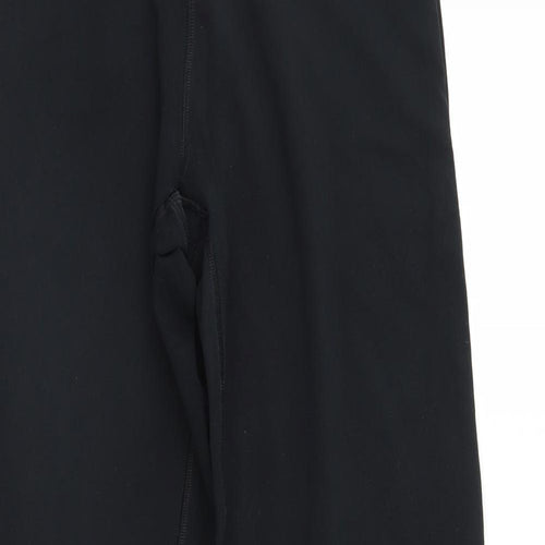 M&S active Womens Black   Sweatpants Trousers Size 12 L28 in