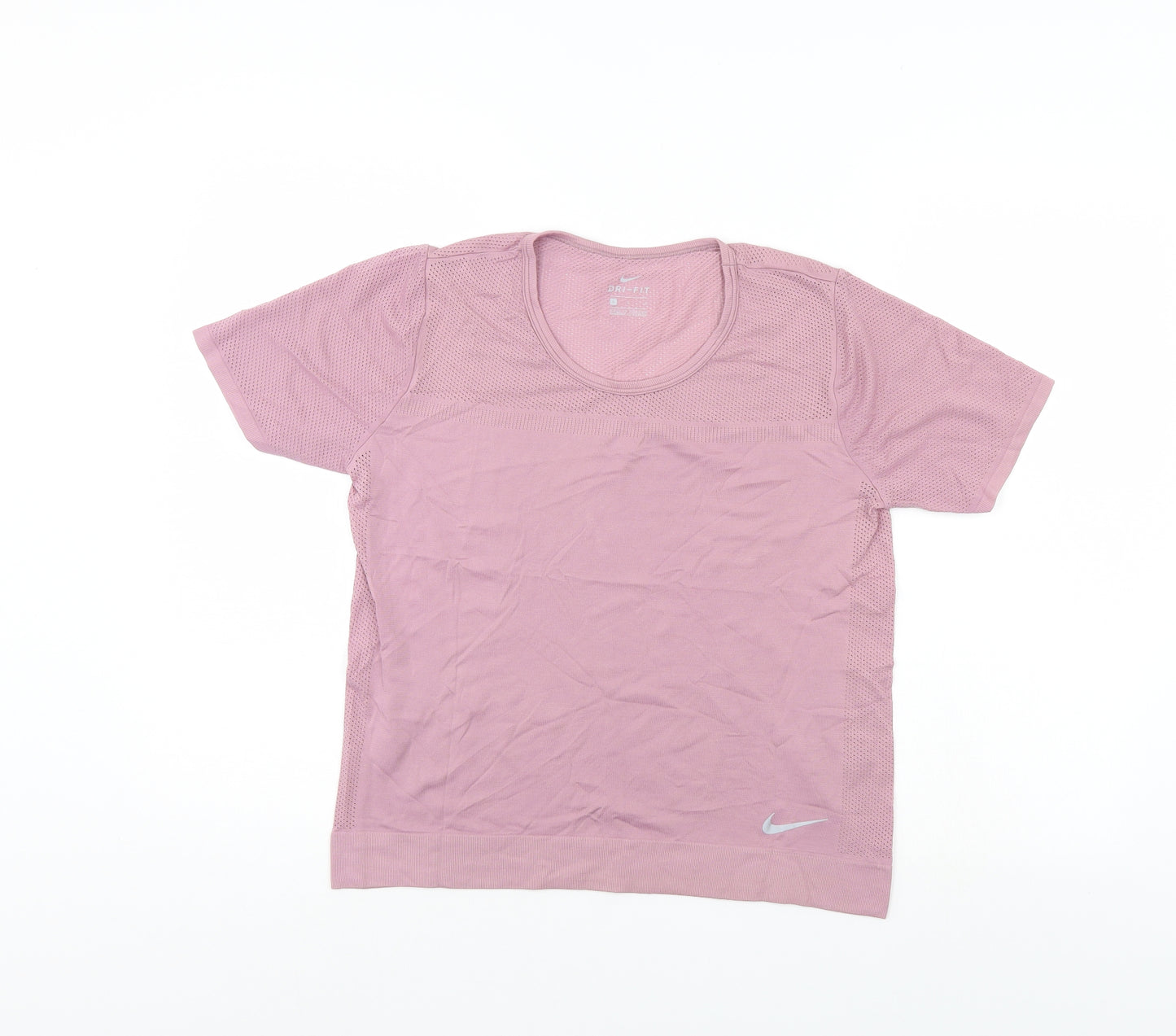 Nkenike Womens Pink   Basic T-Shirt Size L