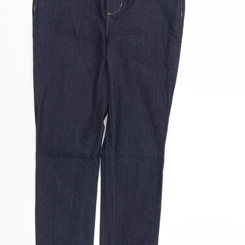 vizzy Womens Blue  Denim Straight Jeans Size 6 L30 in