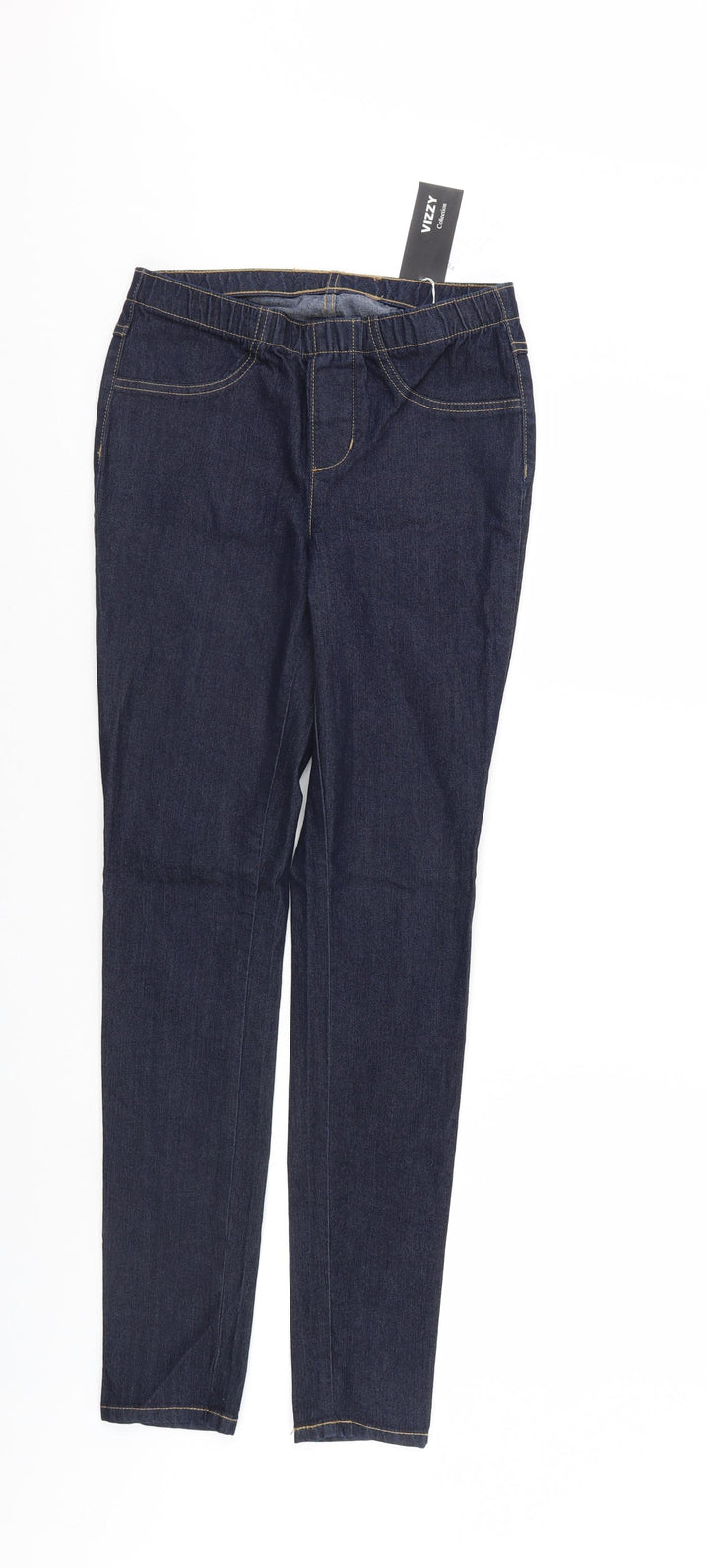 vizzy Womens Blue  Denim Straight Jeans Size 6 L30 in